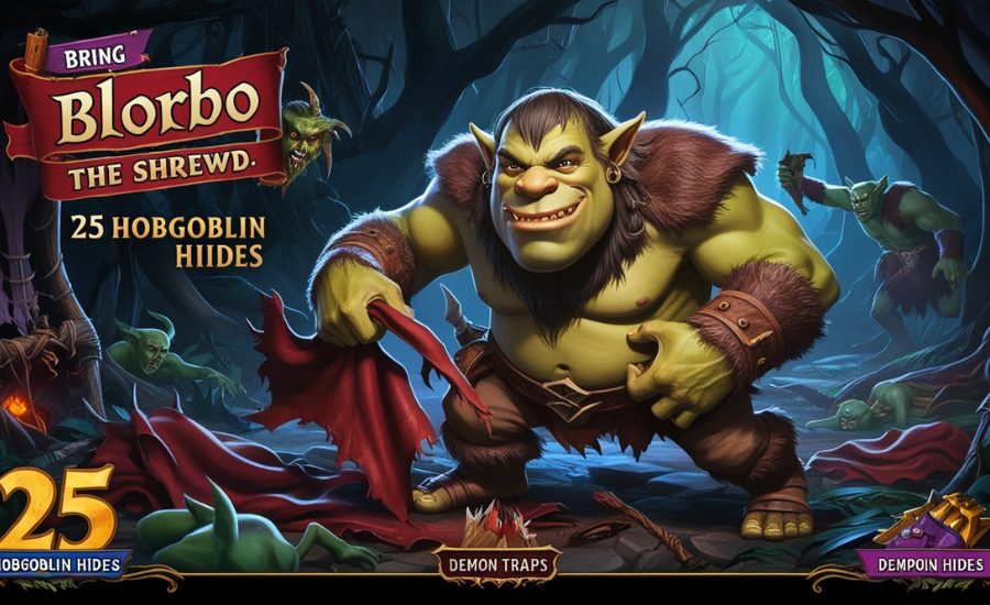 bring blorbo the shrewd 25 hobgoblin hides