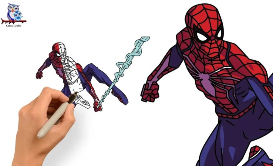 Capturing Movement in Drawing:7barsug8u0w= Spiderman